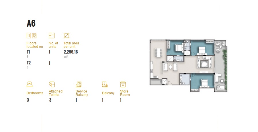 3 Room Apartment A6